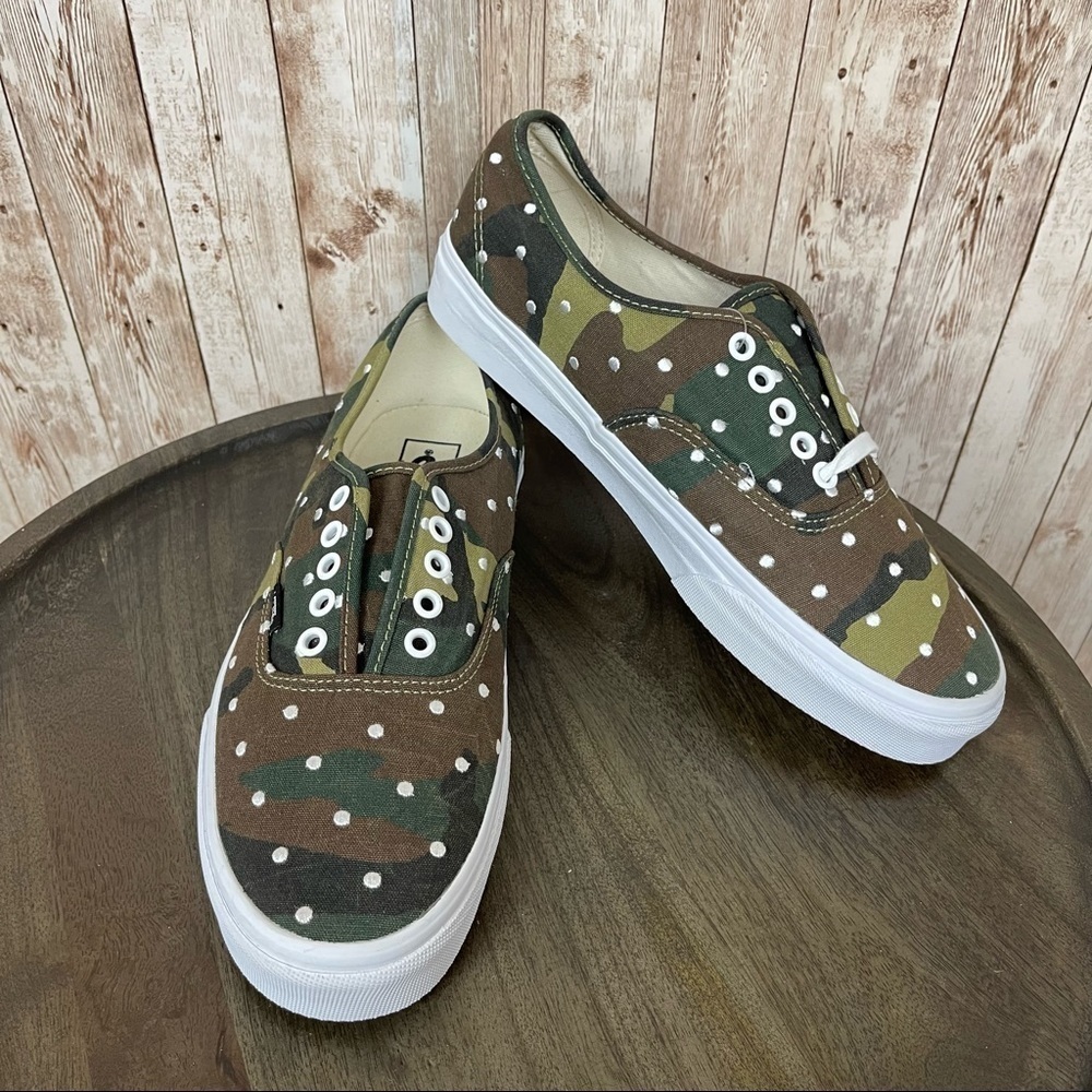 Vans Authentic Polka Dot Camo Sneaker Size 9 Men